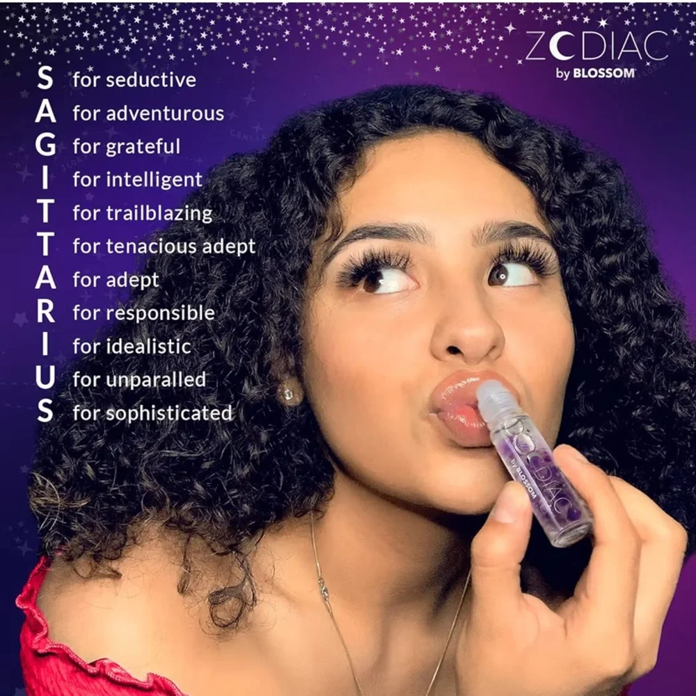 Zodiac Sagittarius Lip Gloss by Blossom♐️